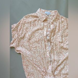 Lost + Wander Pink Floral Tunic